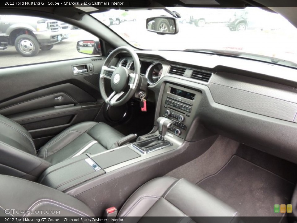 Charcoal Black/Cashmere Interior Photo for the 2012 Ford Mustang GT Coupe #80462256