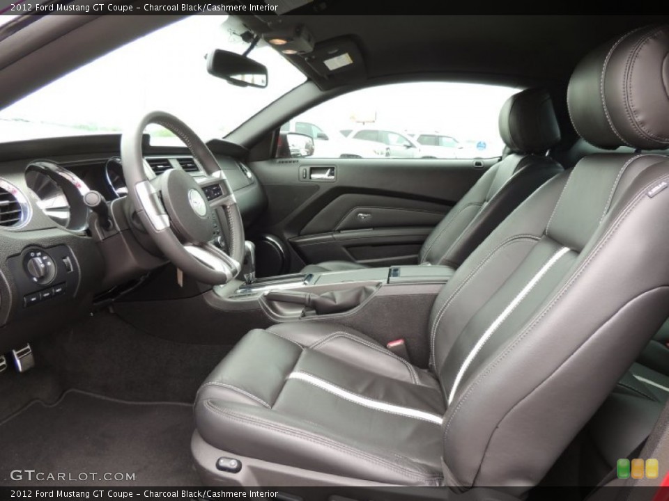 Charcoal Black/Cashmere Interior Photo for the 2012 Ford Mustang GT Coupe #80462340