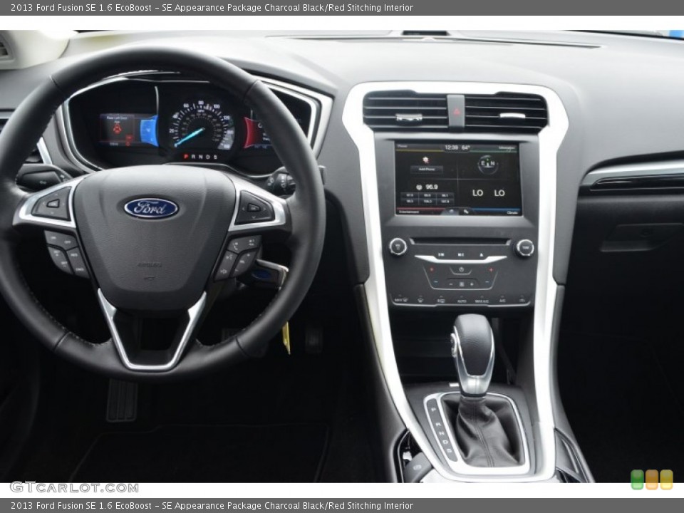 SE Appearance Package Charcoal Black/Red Stitching Interior Dashboard for the 2013 Ford Fusion SE 1.6 EcoBoost #80462864