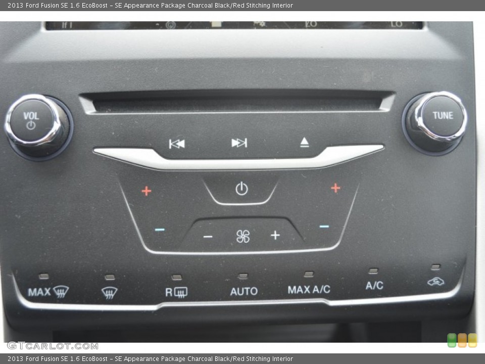 SE Appearance Package Charcoal Black/Red Stitching Interior Controls for the 2013 Ford Fusion SE 1.6 EcoBoost #80463095