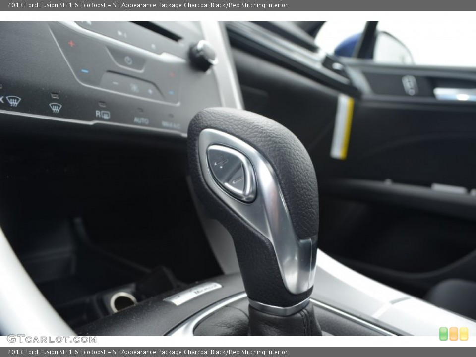 SE Appearance Package Charcoal Black/Red Stitching Interior Controls for the 2013 Ford Fusion SE 1.6 EcoBoost #80463163