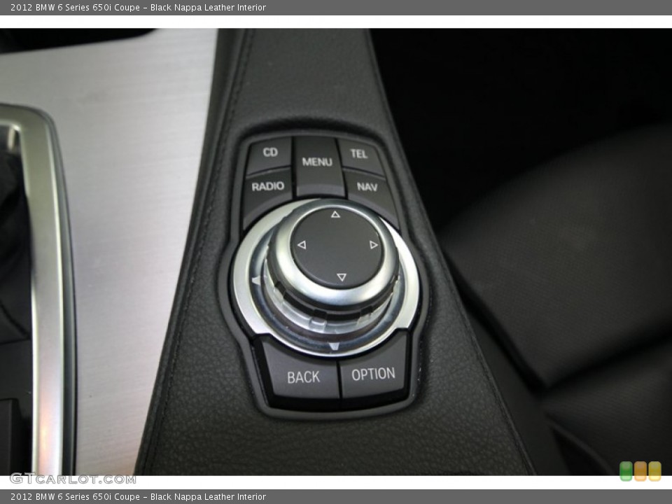 Black Nappa Leather Interior Controls for the 2012 BMW 6 Series 650i Coupe #80464730