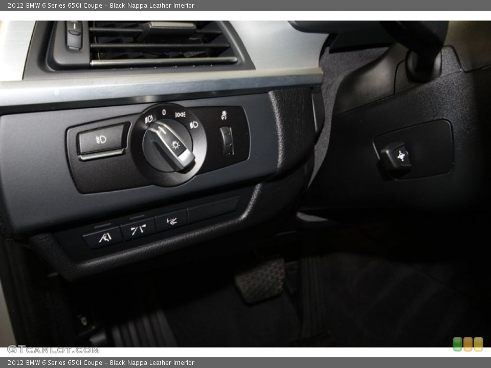 Black Nappa Leather Interior Controls for the 2012 BMW 6 Series 650i Coupe #80464820