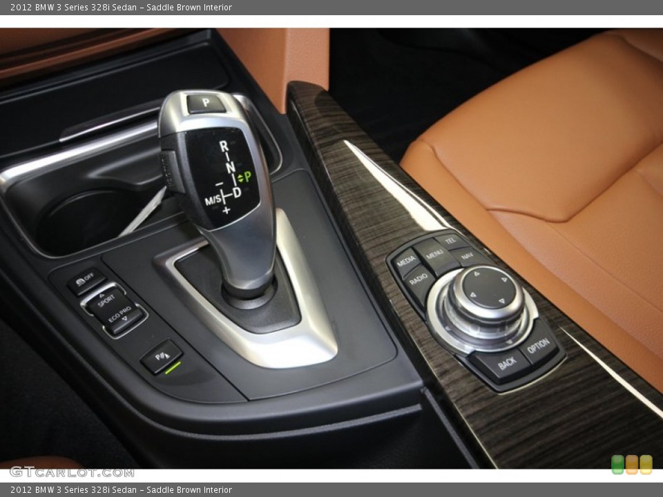 Saddle Brown Interior Transmission for the 2012 BMW 3 Series 328i Sedan #80465453