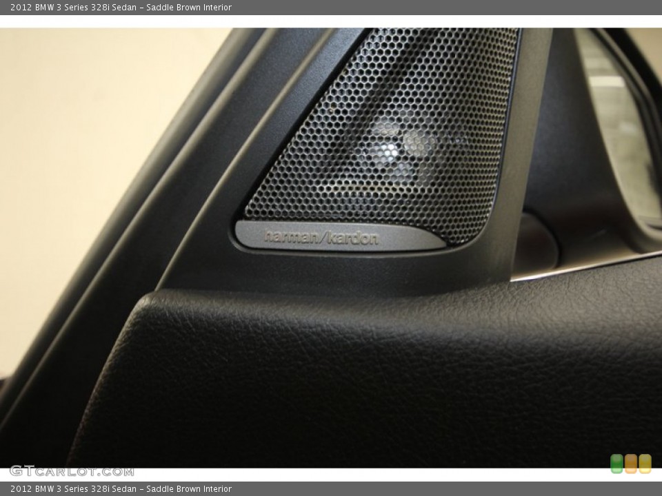 Saddle Brown Interior Audio System for the 2012 BMW 3 Series 328i Sedan #80465783