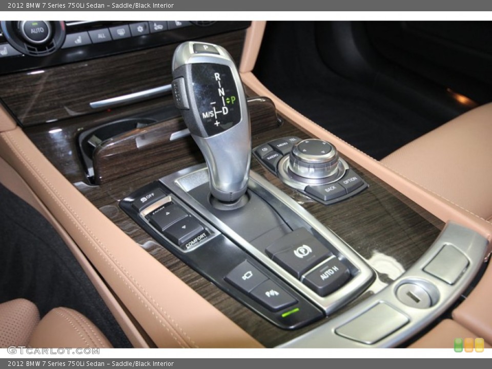 Saddle/Black Interior Transmission for the 2012 BMW 7 Series 750Li Sedan #80466287