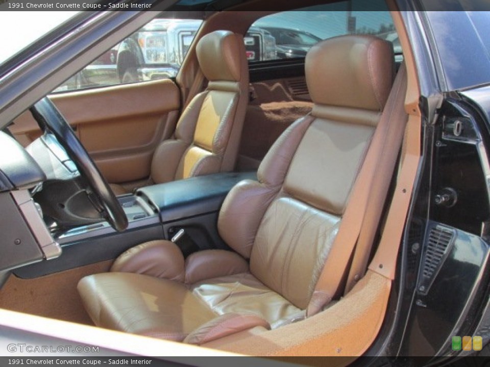 Saddle 1991 Chevrolet Corvette Interiors