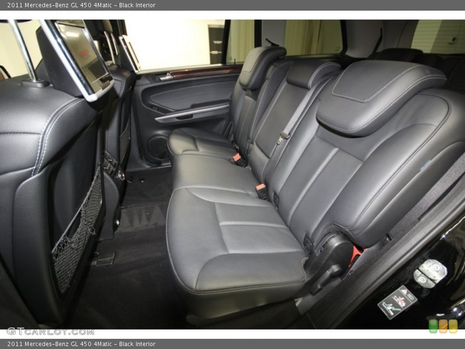 Black Interior Rear Seat for the 2011 Mercedes-Benz GL 450 4Matic #80467037