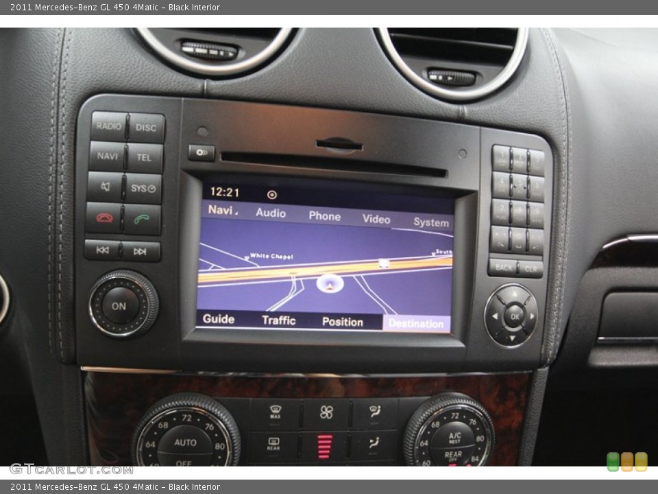 Black Interior Navigation for the 2011 Mercedes-Benz GL 450 4Matic #80467196