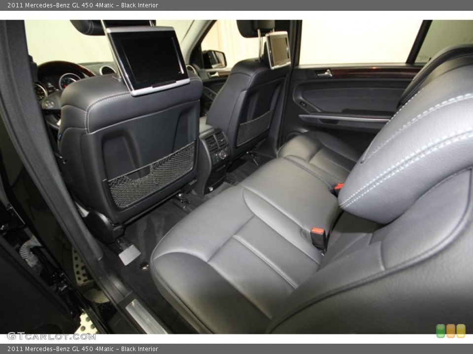 Black Interior Rear Seat for the 2011 Mercedes-Benz GL 450 4Matic #80467337