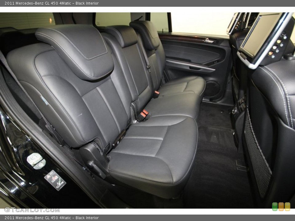 Black Interior Rear Seat for the 2011 Mercedes-Benz GL 450 4Matic #80467568