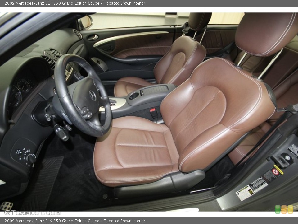 Tobacco Brown Interior Photo for the 2009 Mercedes-Benz CLK 350 Grand Edition Coupe #80468710