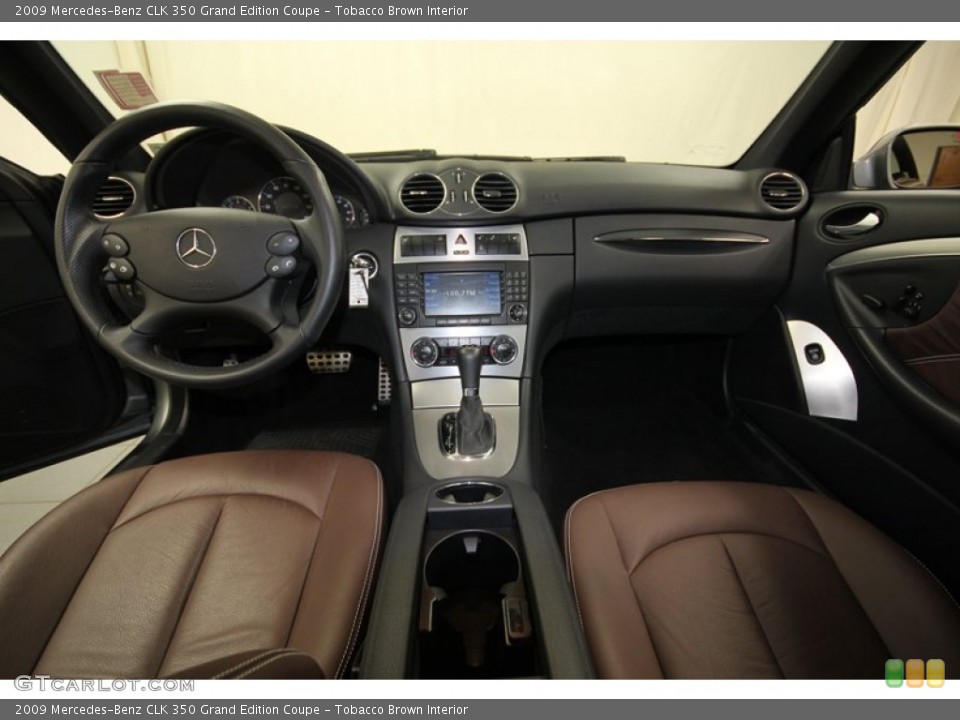 Tobacco Brown Interior Dashboard for the 2009 Mercedes-Benz CLK 350 Grand Edition Coupe #80468735