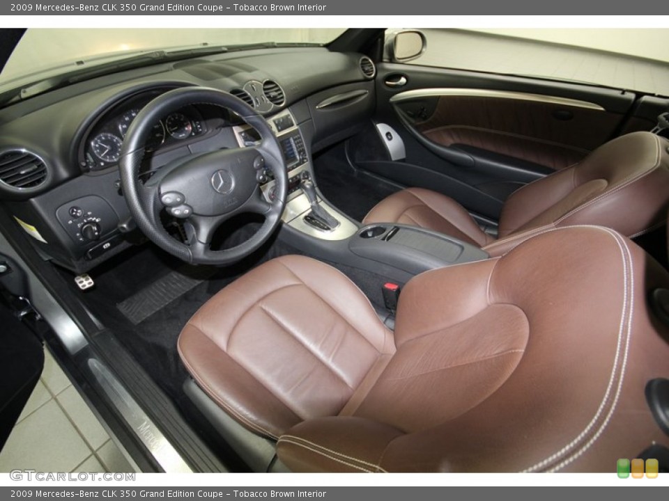 Tobacco Brown Interior Photo for the 2009 Mercedes-Benz CLK 350 Grand Edition Coupe #80468897