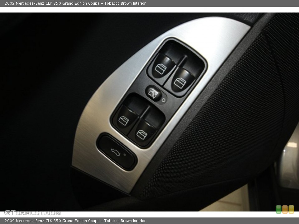 Tobacco Brown Interior Controls for the 2009 Mercedes-Benz CLK 350 Grand Edition Coupe #80468955