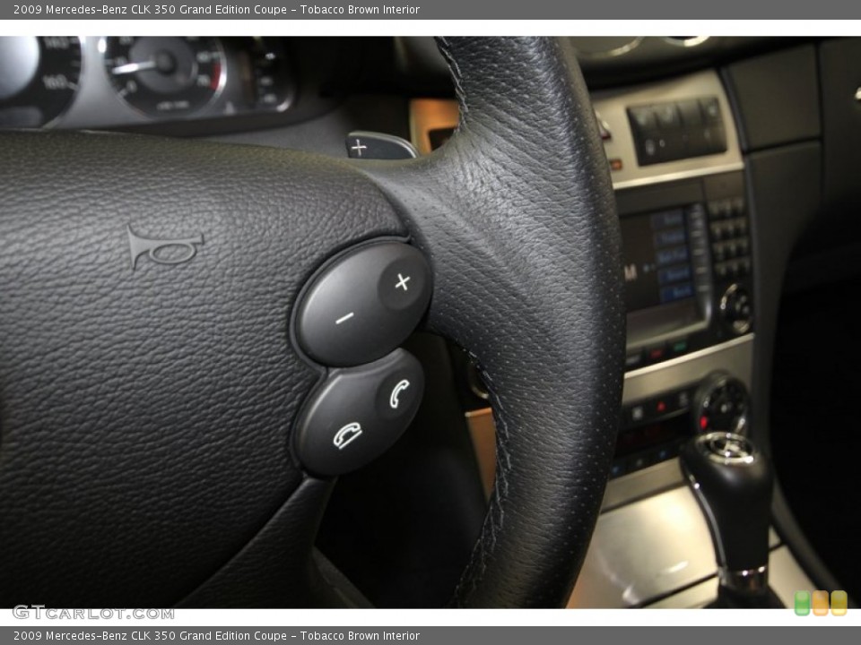 Tobacco Brown Interior Controls for the 2009 Mercedes-Benz CLK 350 Grand Edition Coupe #80469104