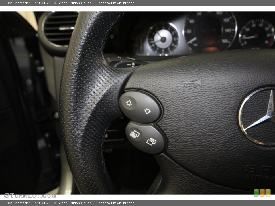 Tobacco Brown Interior Controls for the 2009 Mercedes-Benz CLK 350 Grand Edition Coupe #80469123