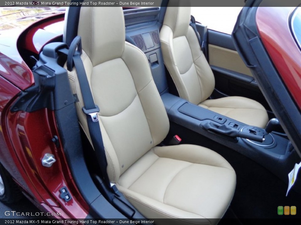 Dune Beige Interior Photo for the 2012 Mazda MX-5 Miata Grand Touring Hard Top Roadster #80469218