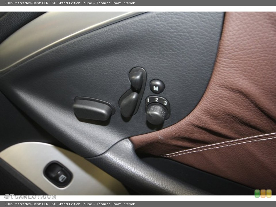 Tobacco Brown Interior Controls for the 2009 Mercedes-Benz CLK 350 Grand Edition Coupe #80469284