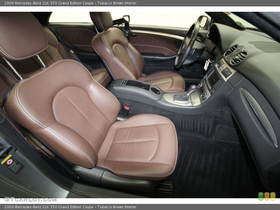 Tobacco Brown Interior Front Seat for the 2009 Mercedes-Benz CLK 350 Grand Edition Coupe #80469299