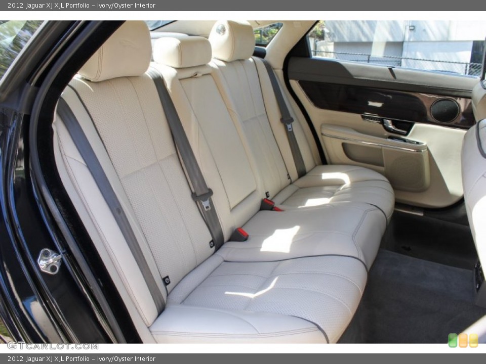 Ivory/Oyster Interior Rear Seat for the 2012 Jaguar XJ XJL Portfolio #80469446
