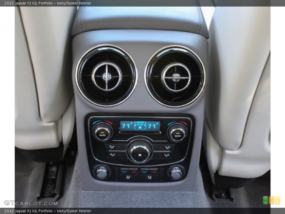 Ivory/Oyster Interior Controls for the 2012 Jaguar XJ XJL Portfolio #80469512