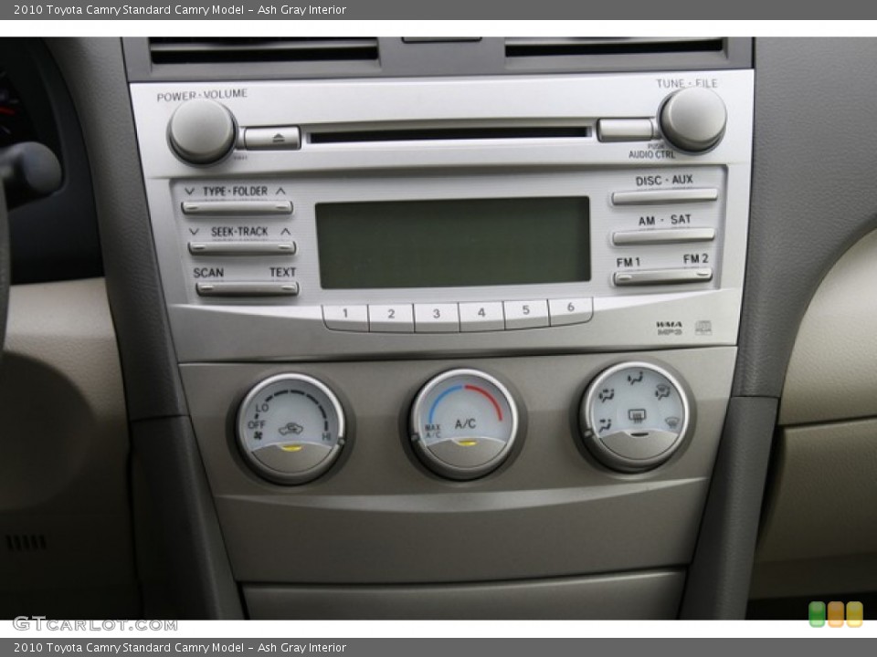 Ash Gray Interior Controls for the 2010 Toyota Camry  #80470421