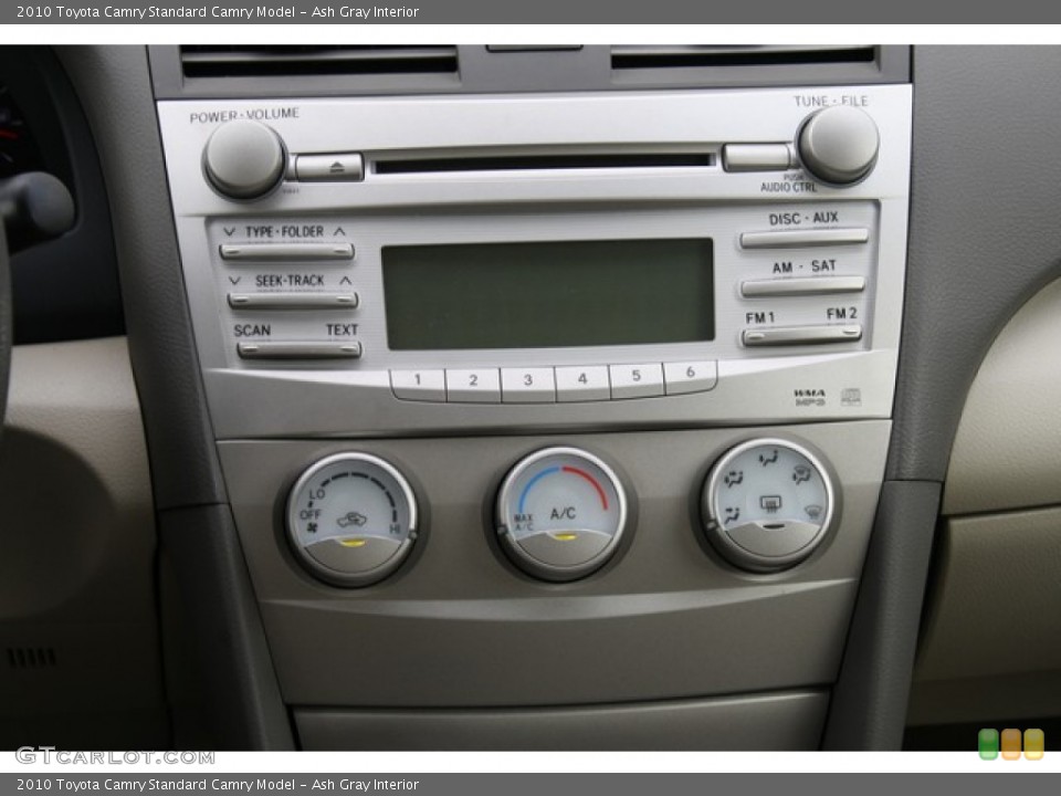 Ash Gray Interior Controls for the 2010 Toyota Camry  #80470421