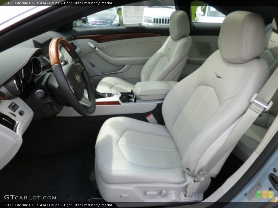 Light Titanium/Ebony Interior Front Seat for the 2013 Cadillac CTS 4 AWD Coupe #80472826