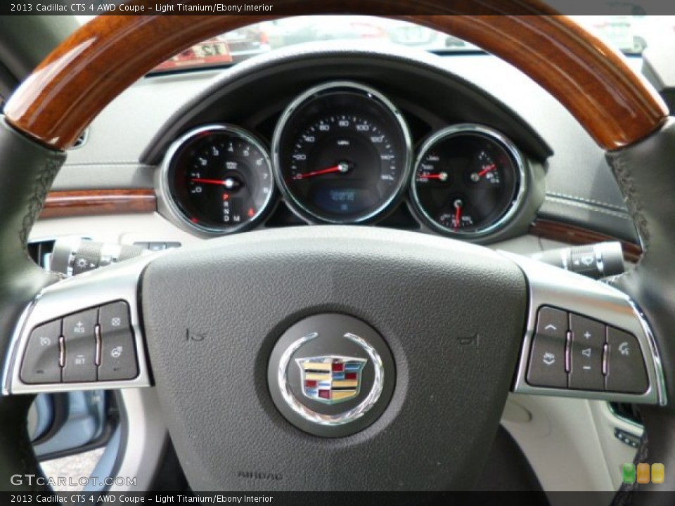 Light Titanium/Ebony Interior Steering Wheel for the 2013 Cadillac CTS 4 AWD Coupe #80472875