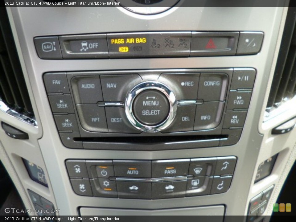 Light Titanium/Ebony Interior Controls for the 2013 Cadillac CTS 4 AWD Coupe #80472929