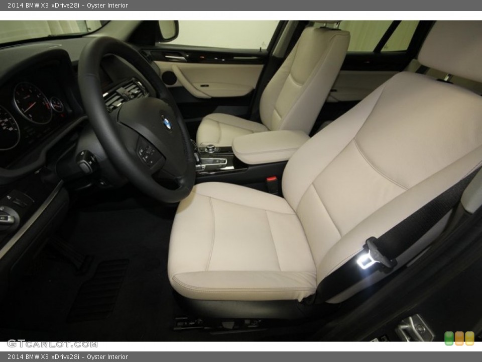 Oyster Interior Front Seat for the 2014 BMW X3 xDrive28i #80474825