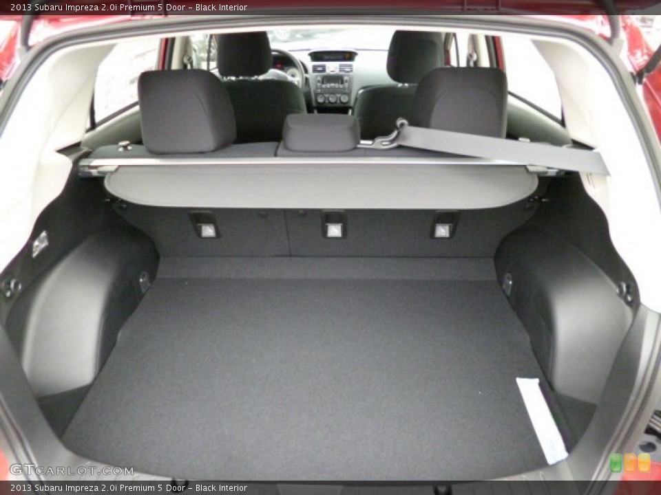 Black Interior Trunk for the 2013 Subaru Impreza 2.0i Premium 5 Door #80474879