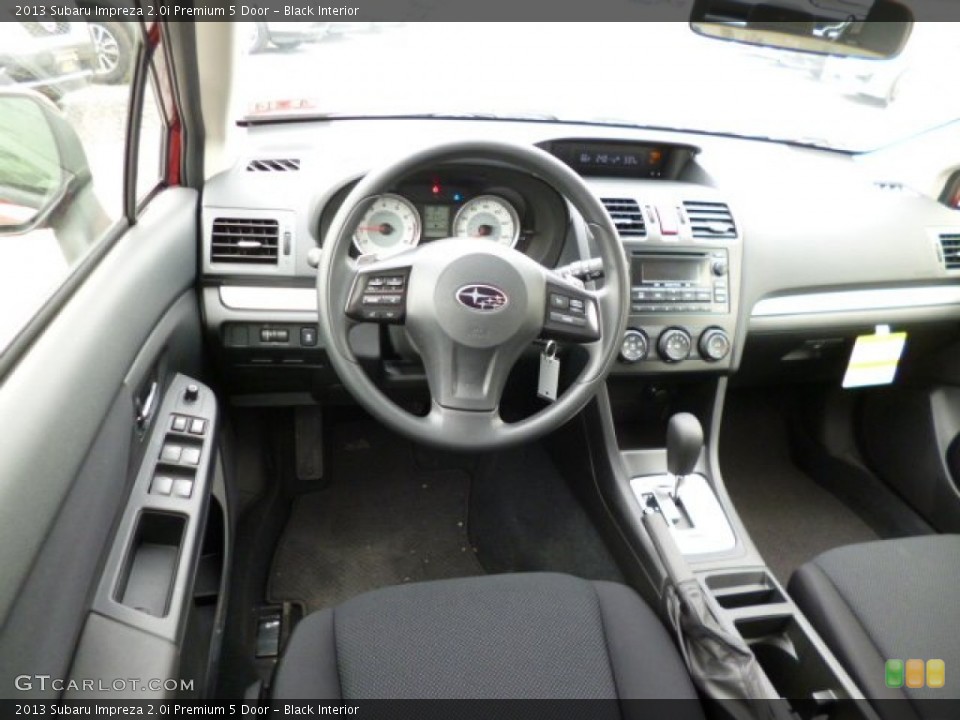 Black Interior Dashboard for the 2013 Subaru Impreza 2.0i Premium 5 Door #80474905