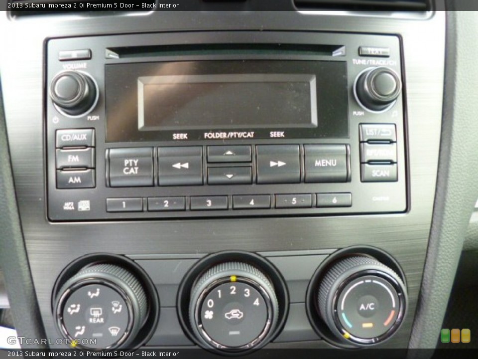Black Interior Controls for the 2013 Subaru Impreza 2.0i Premium 5 Door #80474991