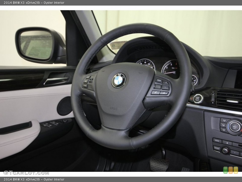 Oyster Interior Steering Wheel for the 2014 BMW X3 xDrive28i #80475236
