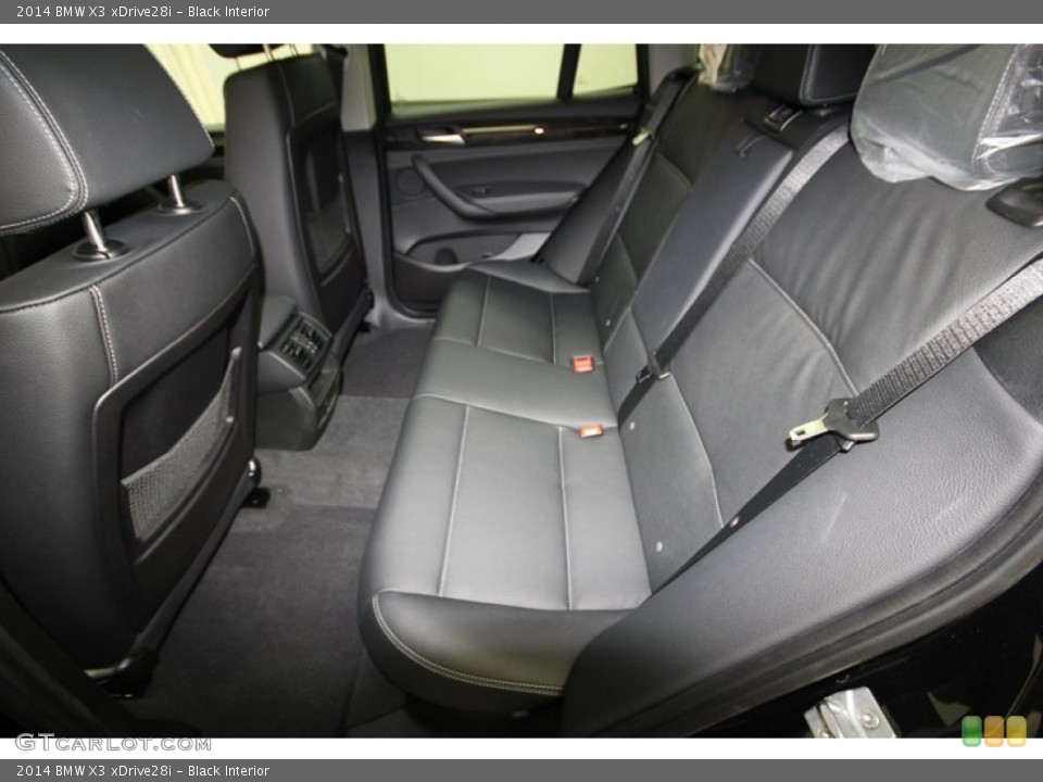 Black Interior Rear Seat for the 2014 BMW X3 xDrive28i #80475497
