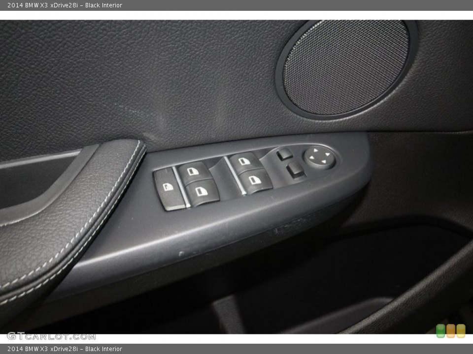 Black Interior Controls for the 2014 BMW X3 xDrive28i #80475530