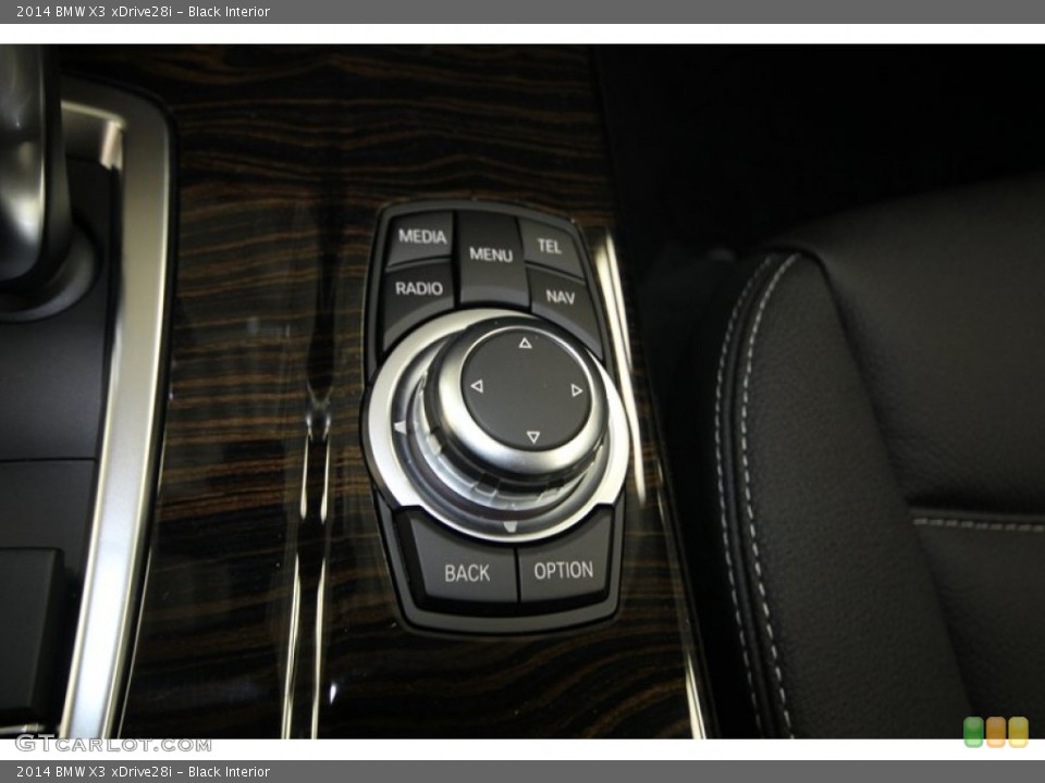 Black Interior Controls for the 2014 BMW X3 xDrive28i #80475650