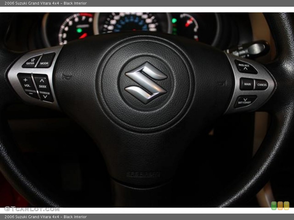 Black Interior Controls for the 2006 Suzuki Grand Vitara 4x4 #80475692