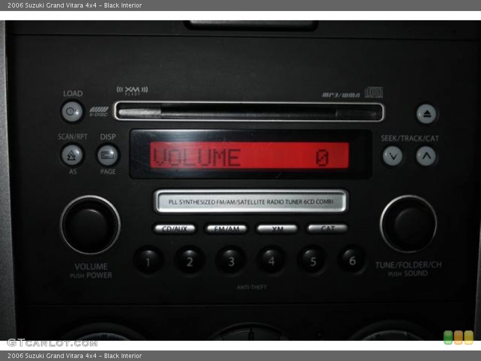 Black Interior Audio System for the 2006 Suzuki Grand Vitara 4x4 #80475734