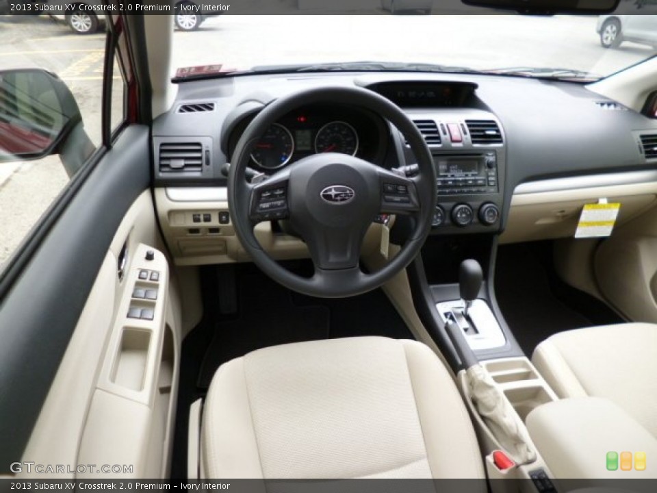 Ivory Interior Dashboard for the 2013 Subaru XV Crosstrek 2.0 Premium #80475890