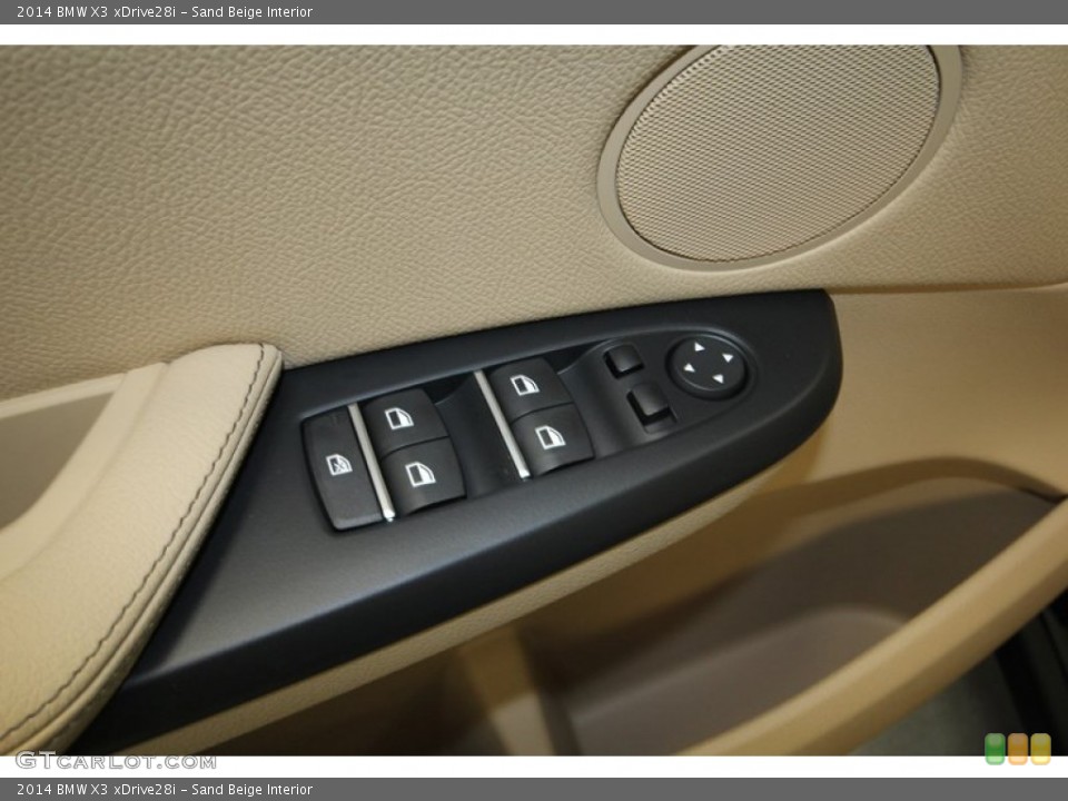 Sand Beige Interior Controls for the 2014 BMW X3 xDrive28i #80476059