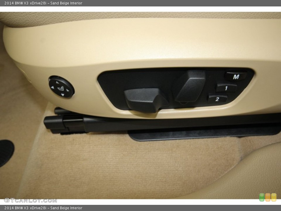 Sand Beige Interior Controls for the 2014 BMW X3 xDrive28i #80476079