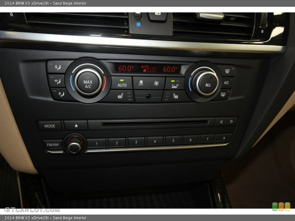 Sand Beige Interior Controls for the 2014 BMW X3 xDrive28i #80476145