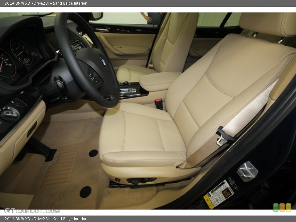 Sand Beige Interior Front Seat for the 2014 BMW X3 xDrive28i #80476422