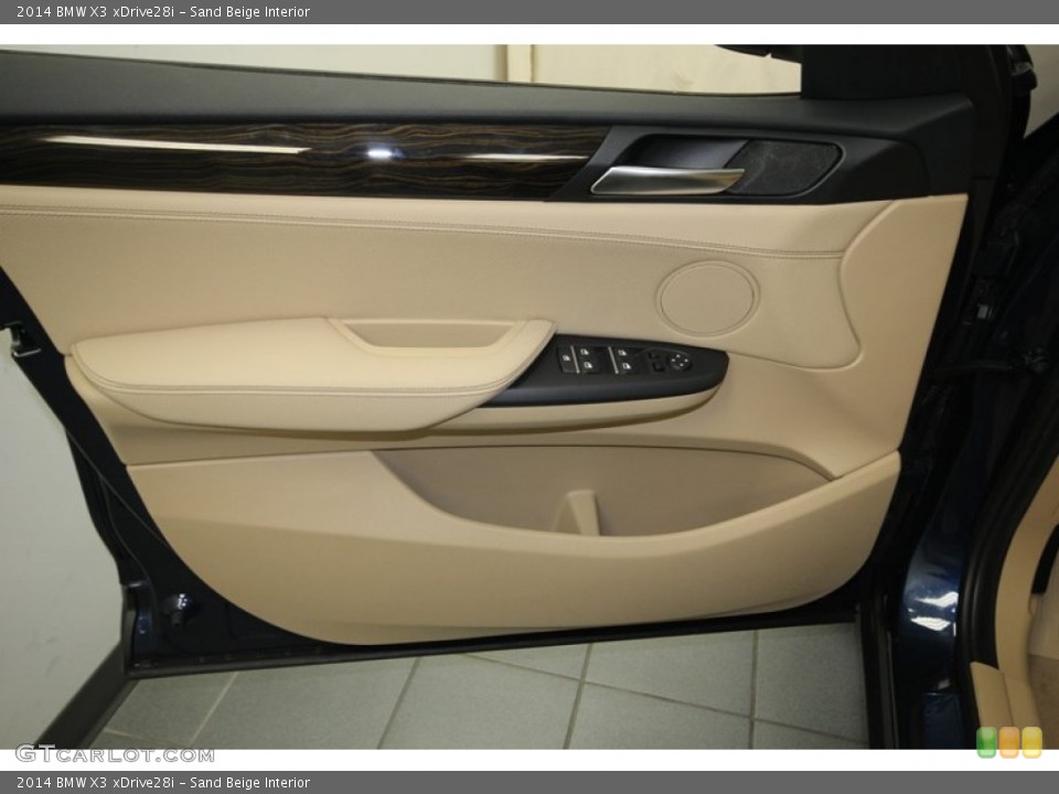 Sand Beige Interior Door Panel for the 2014 BMW X3 xDrive28i #80476535