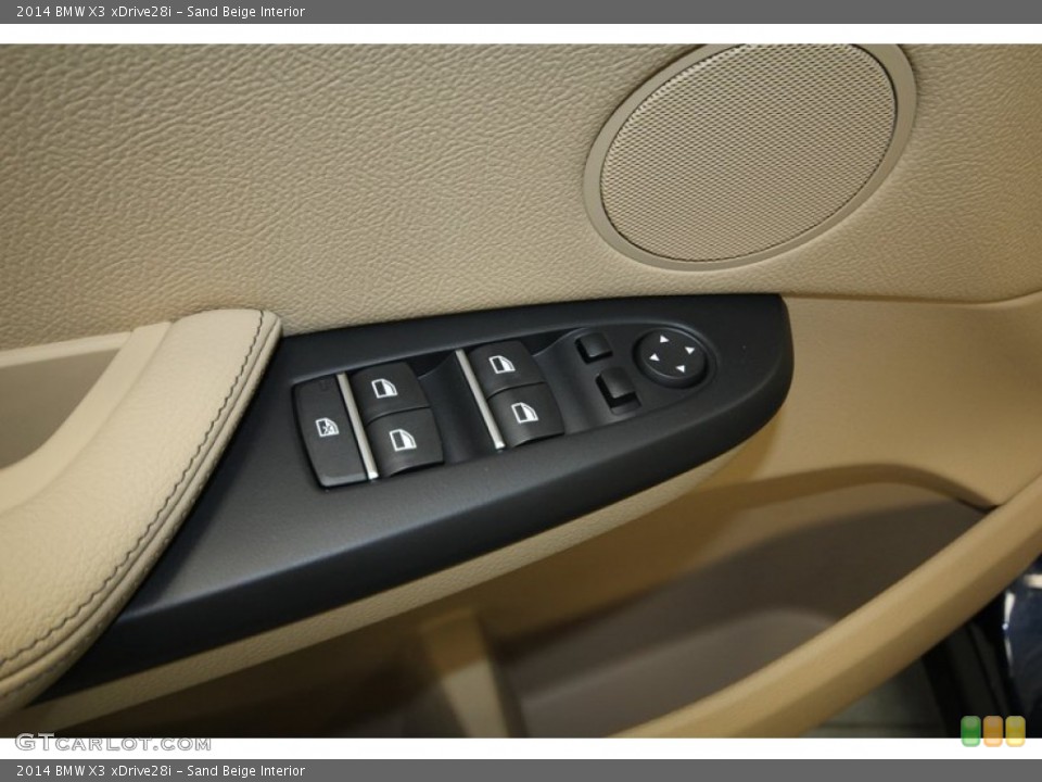 Sand Beige Interior Controls for the 2014 BMW X3 xDrive28i #80476546