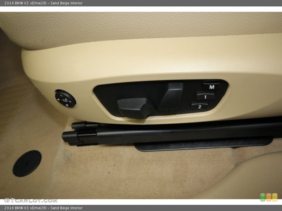 Sand Beige Interior Controls for the 2014 BMW X3 xDrive28i #80476559