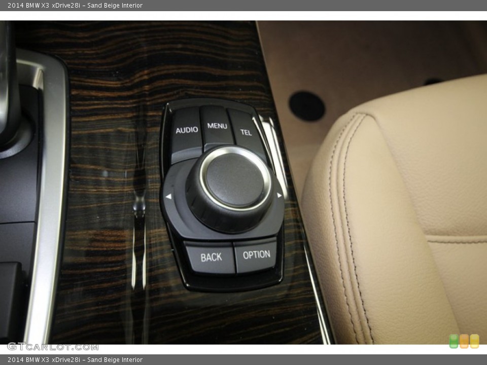 Sand Beige Interior Controls for the 2014 BMW X3 xDrive28i #80476619